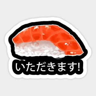 Salmon Nigiri Art Sticker